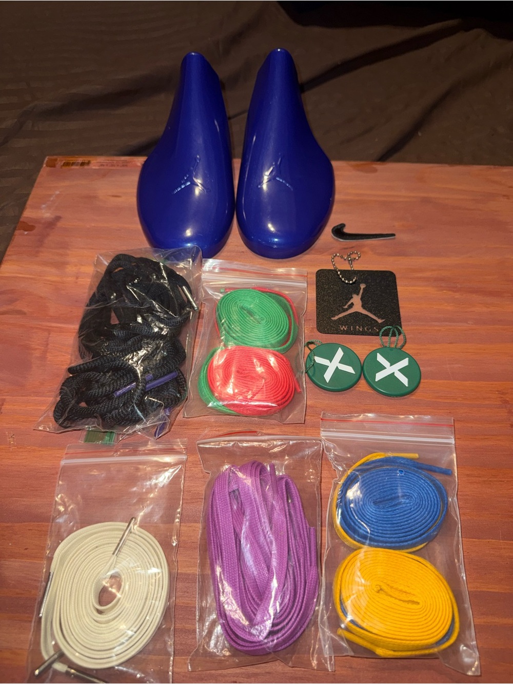 22 piece Jordan Nike shoe accessories OS